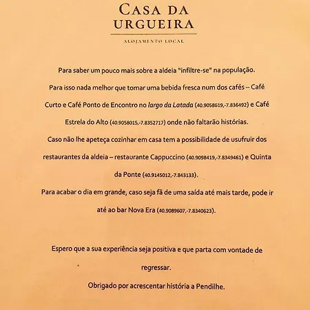 Casa Urgueira Vakantiehuis *