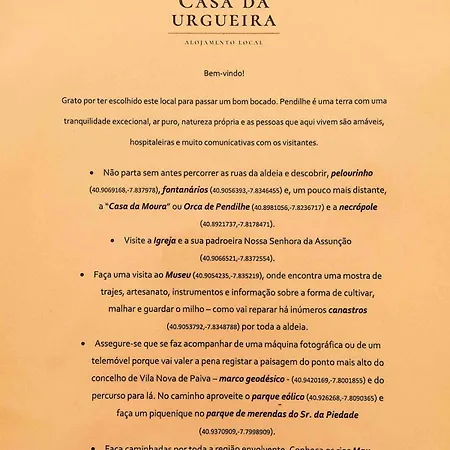 Casa Urgueira Casa de Férias *