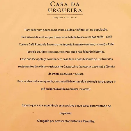 Casa Urgueira * Pendilhe